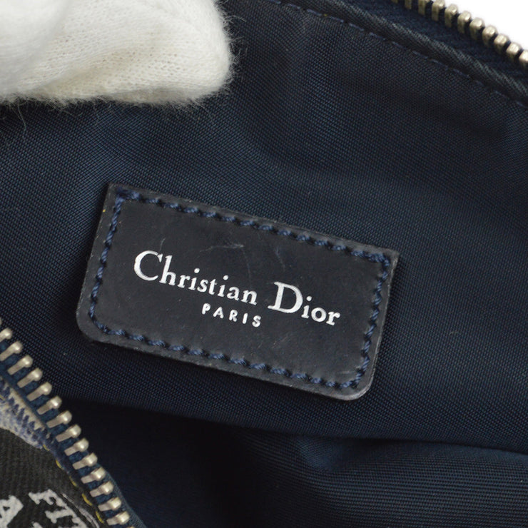Christian Dior 2001 Blue Saddle Handbag