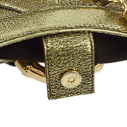 Gucci Gold Bamboo Chain Shoulder Bag