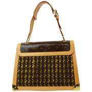 Louis Vuitton 2003 Monogram Tweedy Zip GM Shoulder Bag M92821