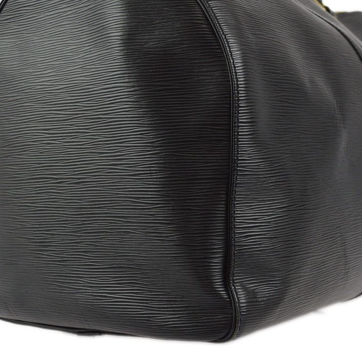 Louis Vuitton 1998 Black Epi Keepall 55 Travel Handbag M42952