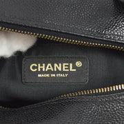 Chanel Black Caviar Bowling Bag 27