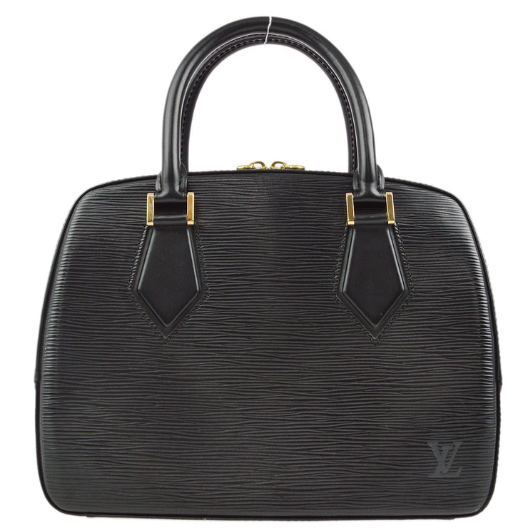 Louis Vuitton 1998 Black Epi Sablon Handbag M52042