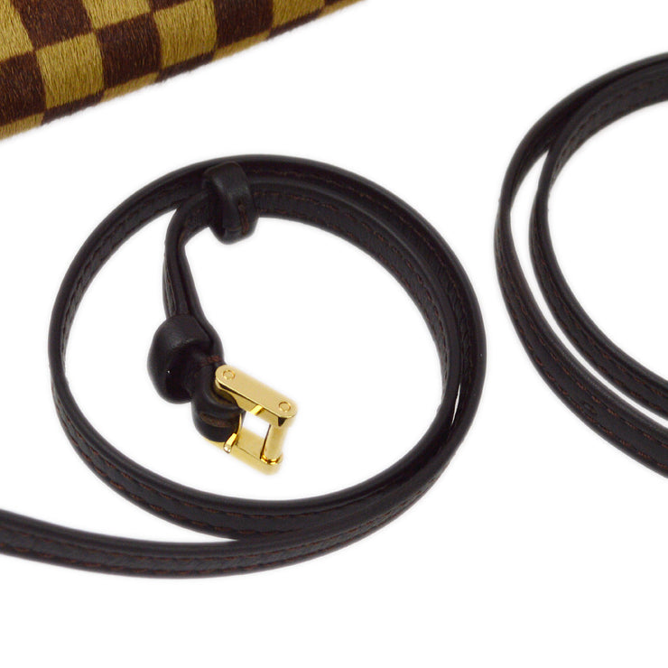 Louis Vuitton 2001 Damier Sauvage Gazelle Belt Bum Bag M92130