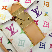 Louis Vuitton 2006 White Monogram Multicolor Speedy 30 Handbag M92643