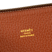 Hermes Brown Fjord Bolide 45 Handbag 19M