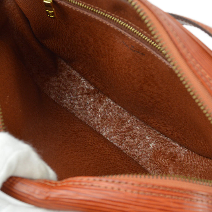 Louis Vuitton 1990 Brown Epi Jeune Fille Shoulder Bag M52153