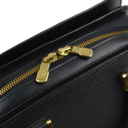 Louis Vuitton 1996 Black Epi Pont Neuf Handbag M52052