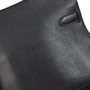 Hermes Black Taurillon Clemence Jypsiere 34 Shoulder Bag