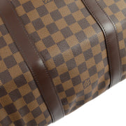 Louis Vuitton 2011 Damier Keepall Bandouliere 55 Duffle Bag N41414