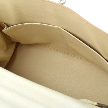 Hermes 2001 Ivory Buffalo Kelly 32 Retourne 2way Shoulder Handbag