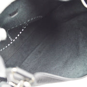 Hermes 2007 Black Taurillon Clemence Evelyne 2 GM Shoulder Bag