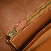 Hermes Gold Courchevel Birkin 35 Handbag