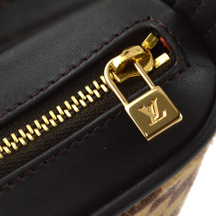 Louis Vuitton 2001 Damier Sauvage Tiger Handbag M92132