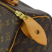 Louis Vuitton 1999 Monogram Speedy 35 Handbag M41524