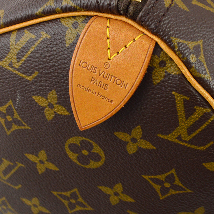 Damage Louis Vuitton 1996 Monogram Speedy 40 Duffle Handbag M41522