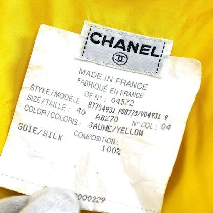 Chanel Jacket Yellow #40