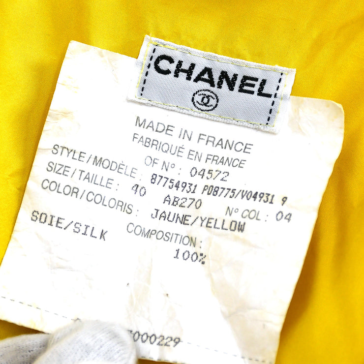 Chanel Jacket Yellow #40