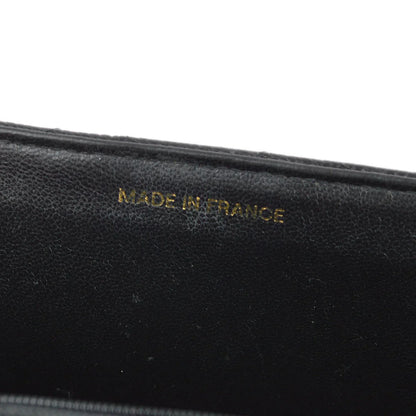Chanel 1994-1996 Black Caviar Jumbo Classic Flap Shoulder Bag