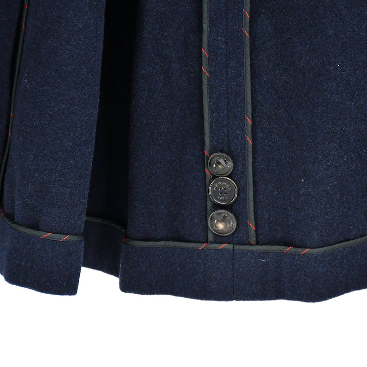 Hermes Coat Navy #38