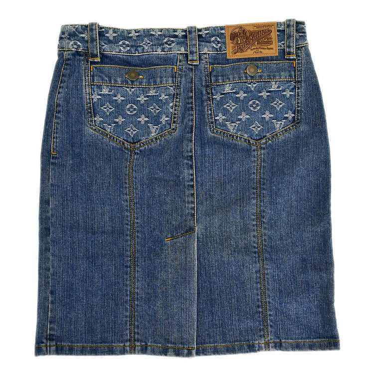 Louis Vuitton 2006 Denim Skirt #36