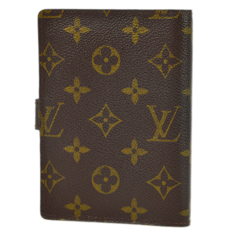 Louis Vuitton 2003 Monogram Agenda PM Note Book Cover R20005 Small Good