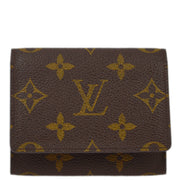 Louis Vuitton 2001 Enveloppe Carte De Visite Card Case M62920 Small Good