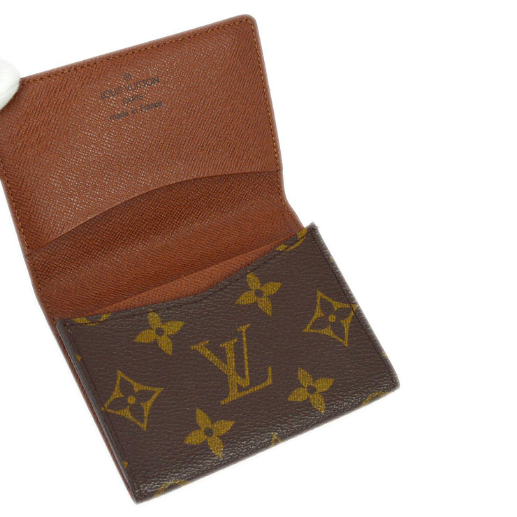 Louis Vuitton 2001 Enveloppe Carte De Visite Card Case M62920 Small Good