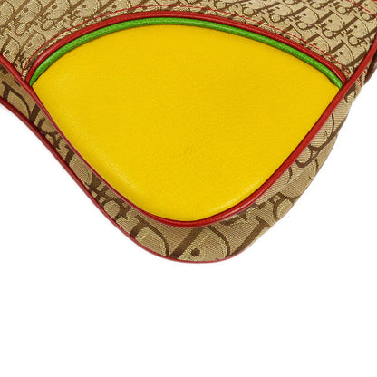 Christian Dior 2004 Rasta-Color Trotter Saddle Shoulder Bag