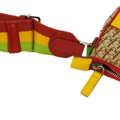 Christian Dior 2004 Rasta-Color Trotter Saddle Shoulder Bag