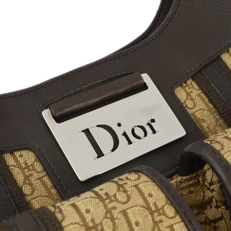 Christian Dior Brown Street Chic Trotter Tote Handbag