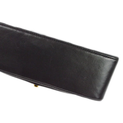 Chanel 1996-1997 Black Lambskin Small Diana Shoulder Bag