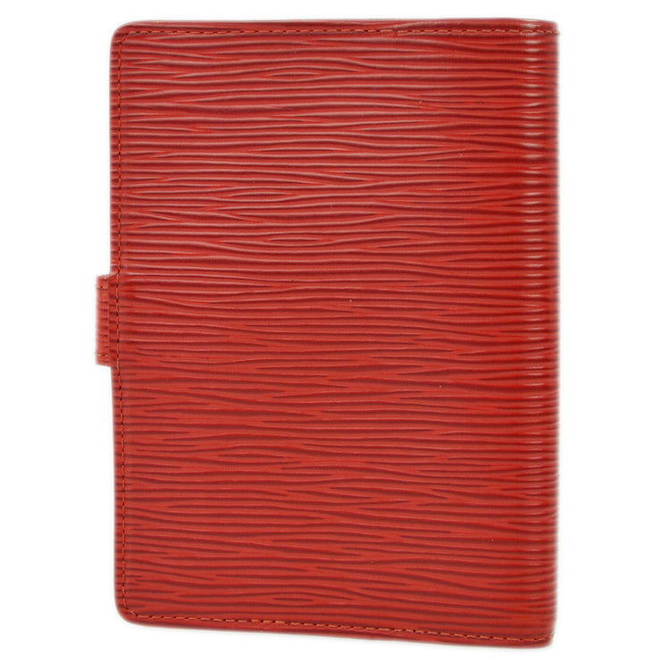 Louis Vuitton 2001 Red Epi Agenda PM Note Book Cover R20057 Small Good