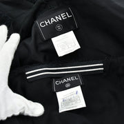 Chanel Setup Suit Jacket Skirt Black 00T #46 #44