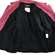 Chanel Setup Suit Jacket Skirt Pink 94A #44