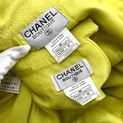 Chanel Setup Suit Jacket Skirt Yellow 96C #38