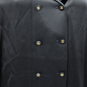 Chanel Blouse Shirt Black #42