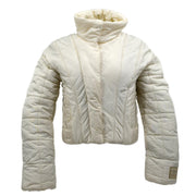 Chanel Sport Line Zip Up Jacket Ivory #36