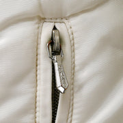 Chanel Sport Line Zip Up Jacket Ivory #36