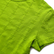 Chanel Cropped T-shirt Green 97P #38