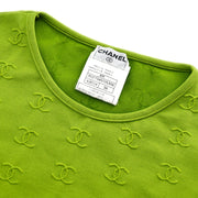 Chanel Cropped T-shirt Green 97P #38