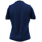 Chanel T-shirt Tops Navy 96C #42