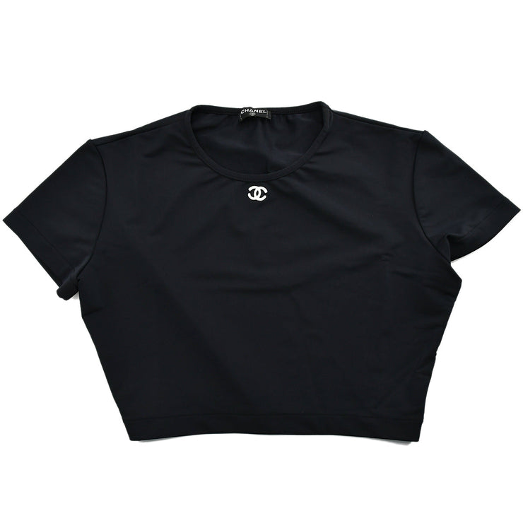 Chanel Cropped T-shirt Black #42