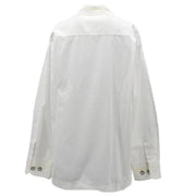 Chanel Shirt Blouse White #36