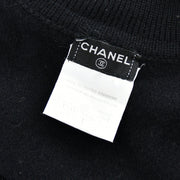 Chanel Short Sleeve Sweater Tops Black 04A #38