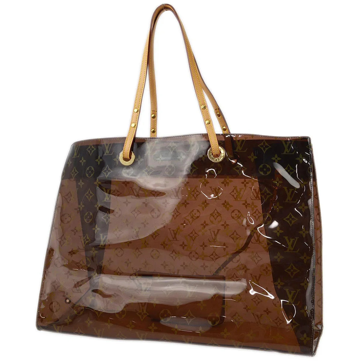 Louis Vuitton 2000 Monogram Vinyl Cabas Cruise Tote Bag M50500