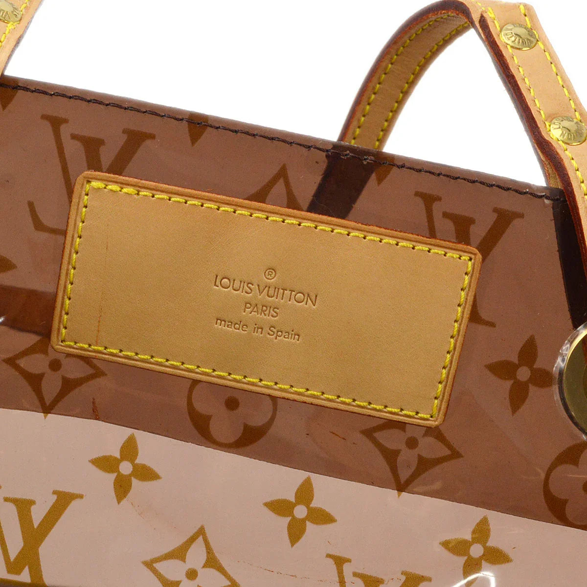 Louis Vuitton 2000 Monogram Vinyl Cabas Cruise Tote Bag M50500