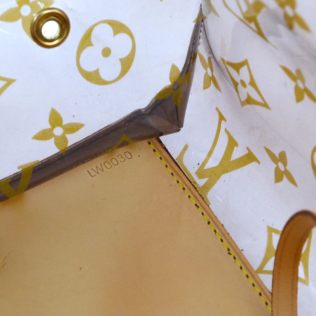 Louis Vuitton 2000 Monogram Vinyl Cabas Cruise Tote Bag M50500