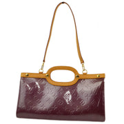 Louis Vuitton 2007 Purple Monogram Vernis Roxbury Drive Handbag M93569