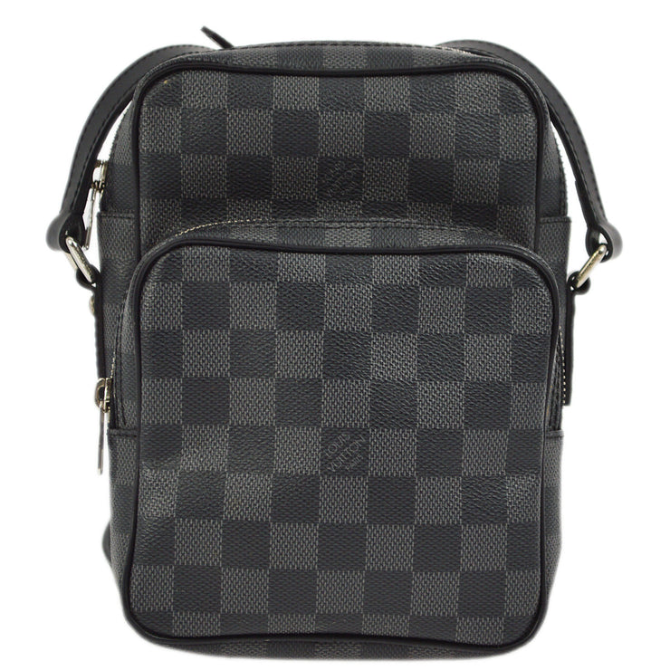 Louis Vuitton 2008 Damier Graphite Rem Shoulder Bag N41446