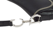 Christian Dior Black Saddle Handbag